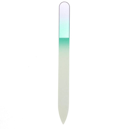 lavendar and mint ombre glass nail file