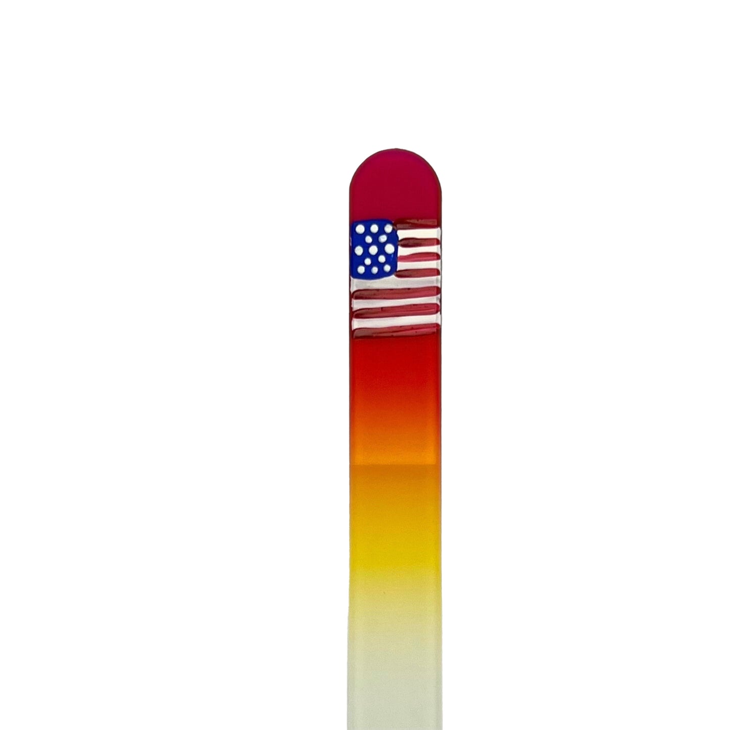 American Flag Hand Painted File