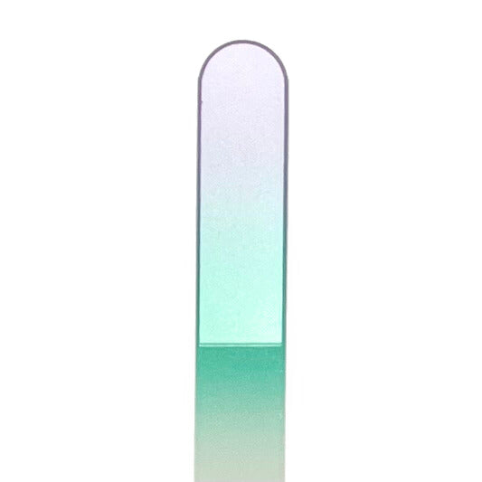 lavendar and mint ombre glass nail file