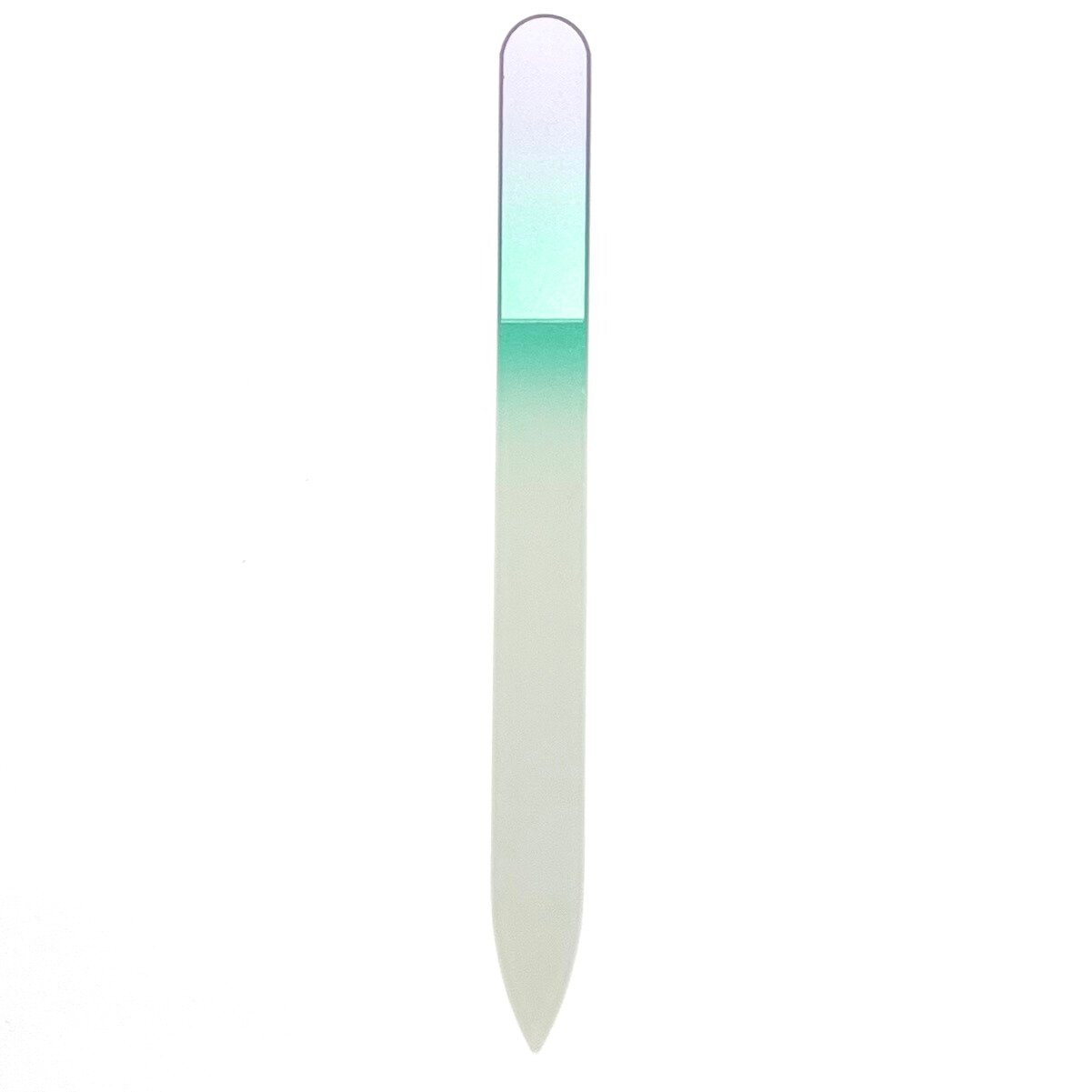 lavendar and mint ombre glass nail file